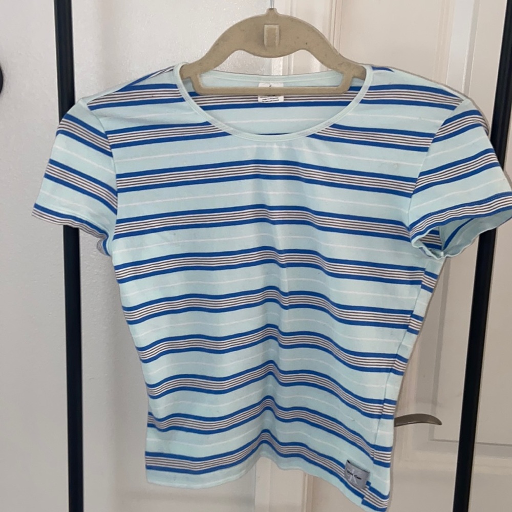 Calvin Klein Vintage Stretchy Fitted Super Soft Tee.  Perfect Condition Size S